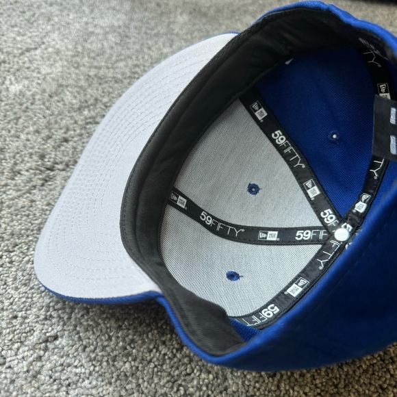 New Era Houston Astros 59fifty fitted Hat Royal Blue Size 7 NWOT - Picture 8 of 9